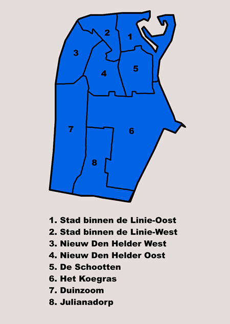 Den Helder</b> <b>wijkindeling