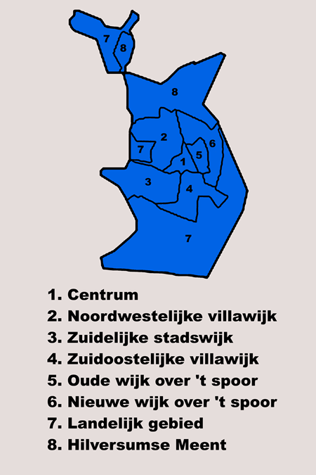Hilversum</b> <b>wijkindeling