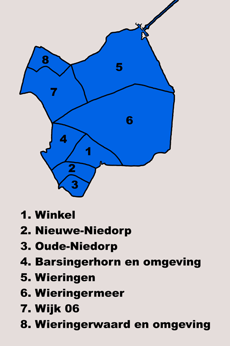 Hollands Kroon</b> <b>wijkindeling